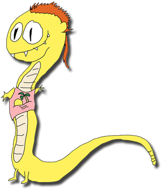 Snake - Snake Man (340x405), Png Download