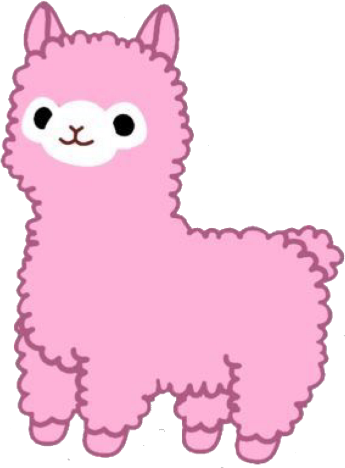 Llama Clipart Kawaii - Alpaca Kawaii (1024x1121), Png Download