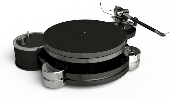 Sovereign Turntable - Circle (650x380), Png Download