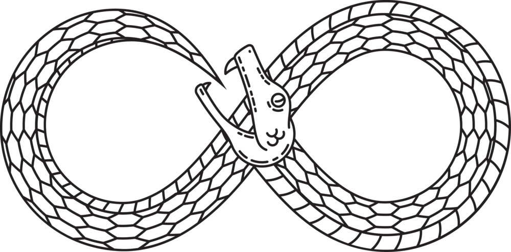 Ouroboros Png (1000x493), Png Download