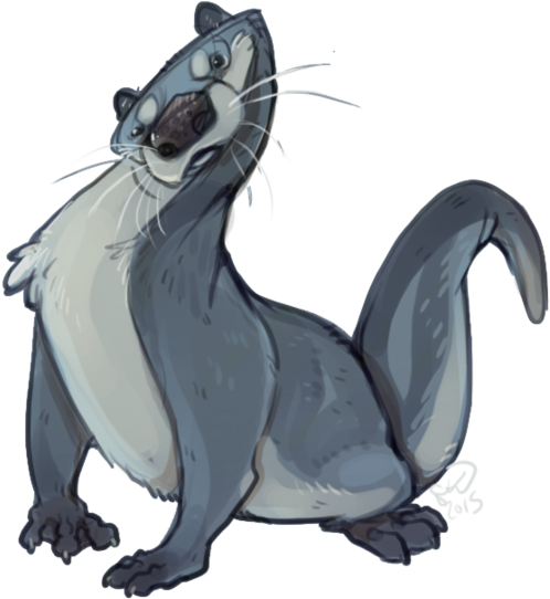 Icy Otter By Shantyland On Deviantart - Beaver Otter Dibujo (600x629), Png Download