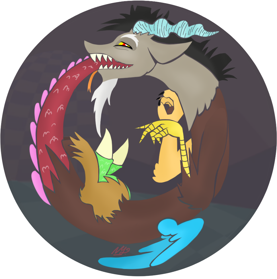 Darkestsunset, Discord, Ouroboros, Safe, Solo - Gloucester Road Tube Station (1000x1000), Png Download