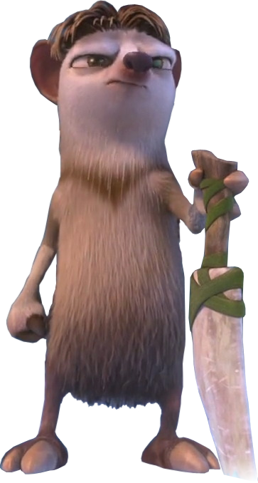 Clipart Library Library Otter Clipart Ice Age - Ice Age Brooke Old (363x678), Png Download