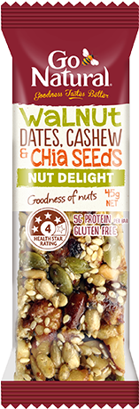 Walnut, Date, Cashew & Chia Seeds (420x470), Png Download