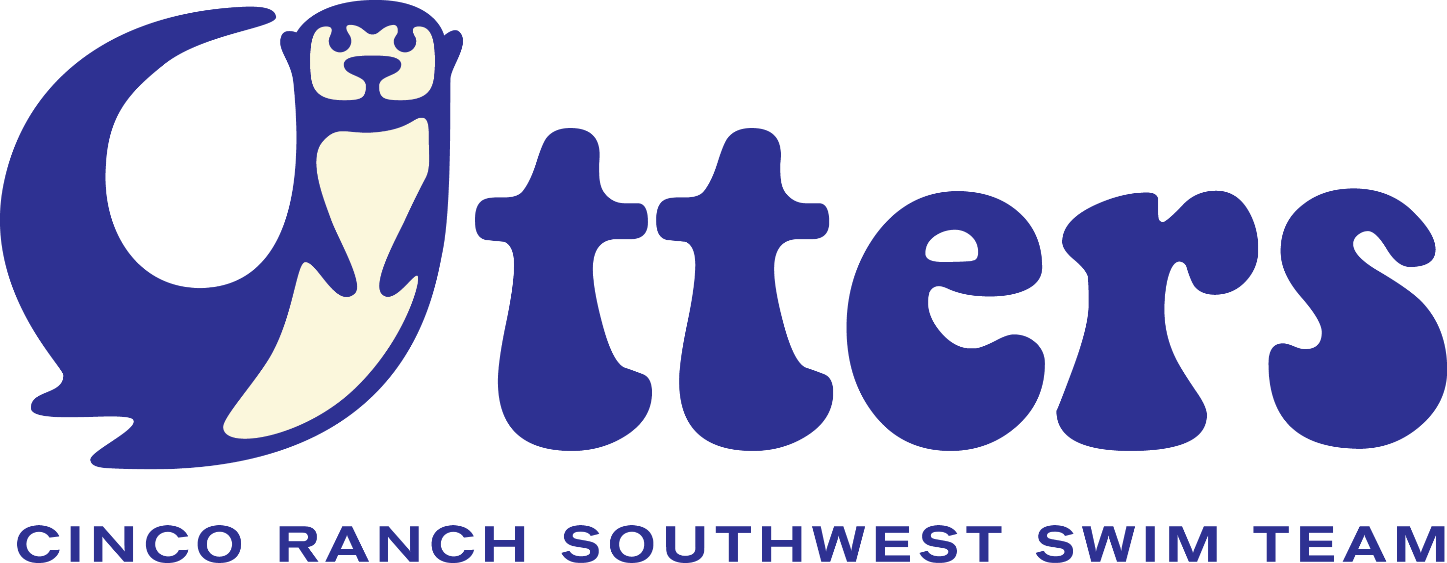 Otter Swim Team (2952x1148), Png Download