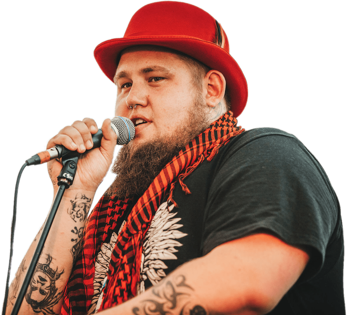Rag'n'bone Man On Stage - Rag N Bone Man Bear (400x400), Png Download