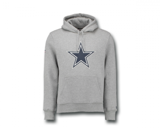 New Era Dallas Cowboys Logo Hoodie Nfl Sweatshirt Grey (540x540), Png Download