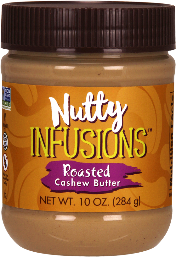 Nutty Infusions™ Cashew Butter, Roasted - Ellyndale Organics Nutty Infusions Roasted Cashew Butter (620x876), Png Download