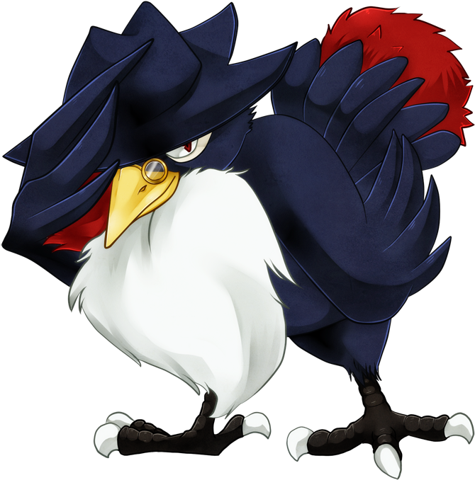 Honchkrow Duke Byron (700x731), Png Download