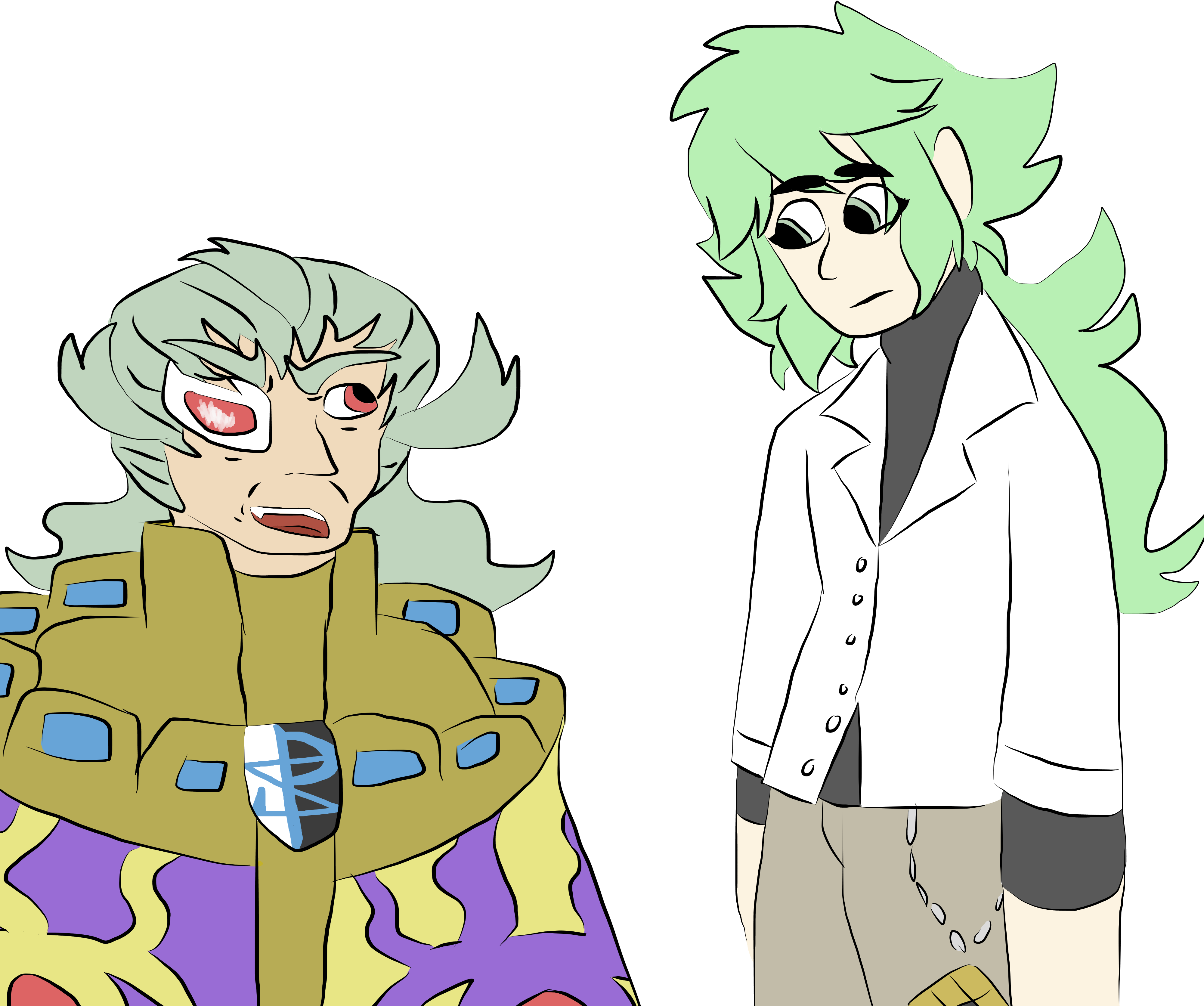 Short Ghetsis And Tall N Are Great Headcanons From (4000x4000), Png Download