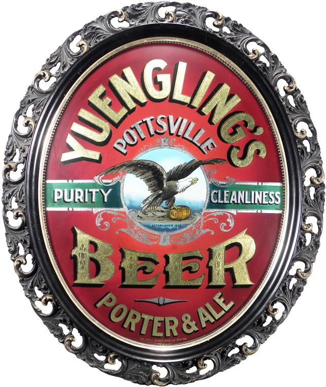 Yuengling's Beer Sign (655x776), Png Download