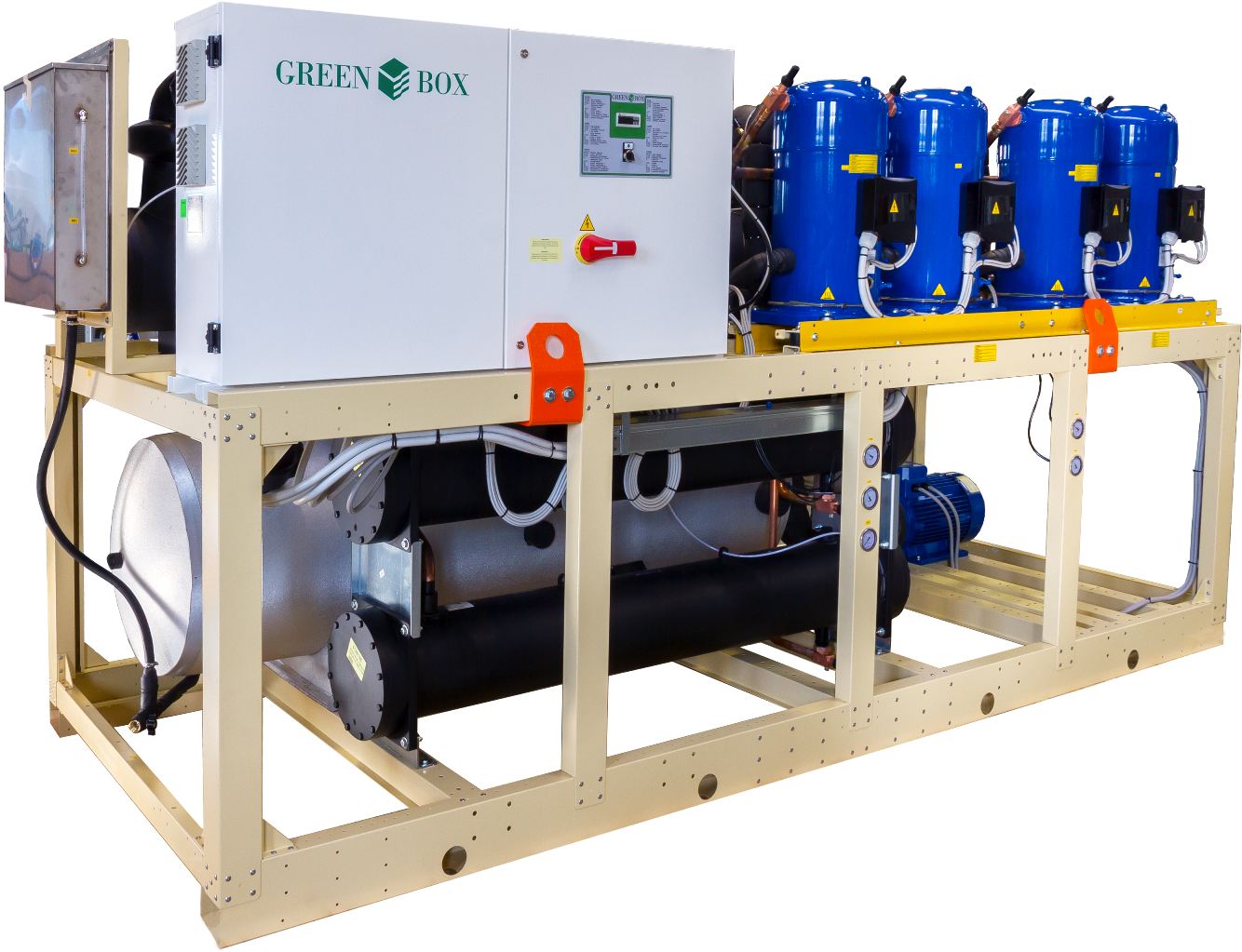 These Chillers Are Modular Water Cooled Chillers For (1434x1068), Png Download