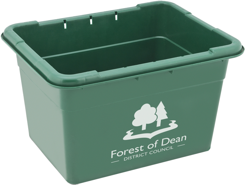 Green Box And Blue Bag Recycling (827x633), Png Download