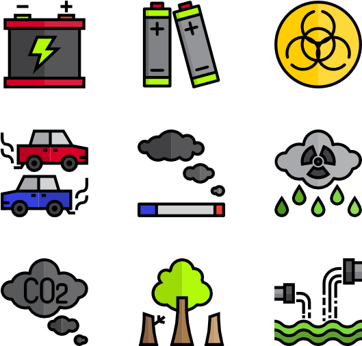Pollution (600x564), Png Download