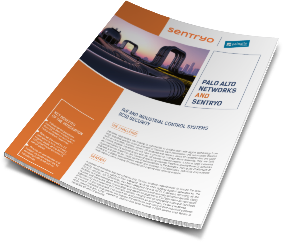 Solution Palo Alto Networks / Sentryo (1000x877), Png Download