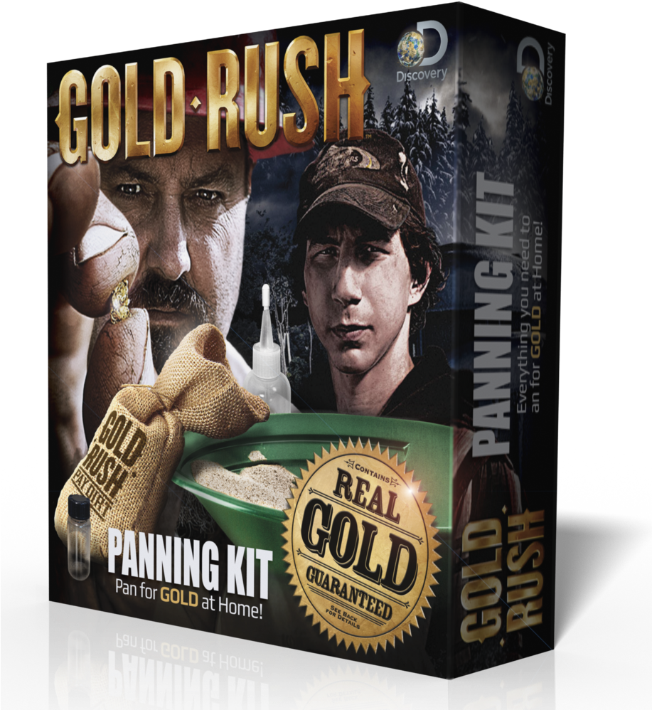 Gold Rush Panning Kit Box (916x1024), Png Download