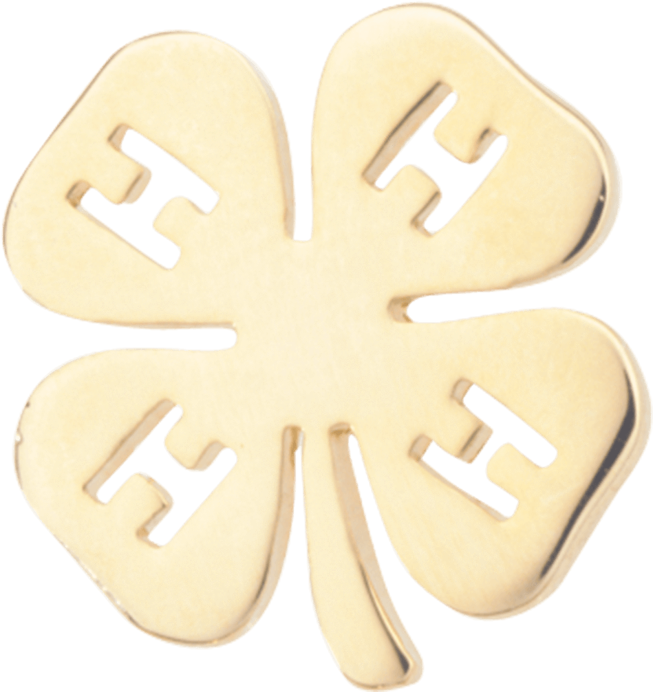 4-h Clover Emblem Lapel Pin (1028x1028), Png Download