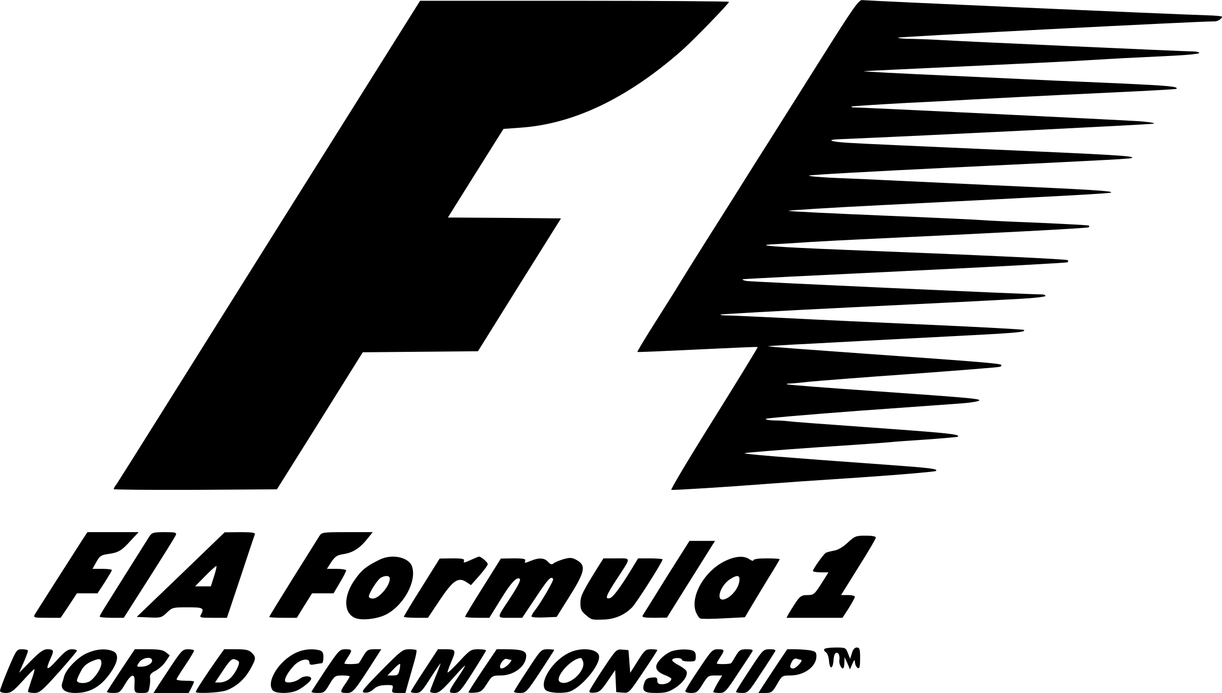 Formula1 Logo Png Transparent (2400x1361), Png Download