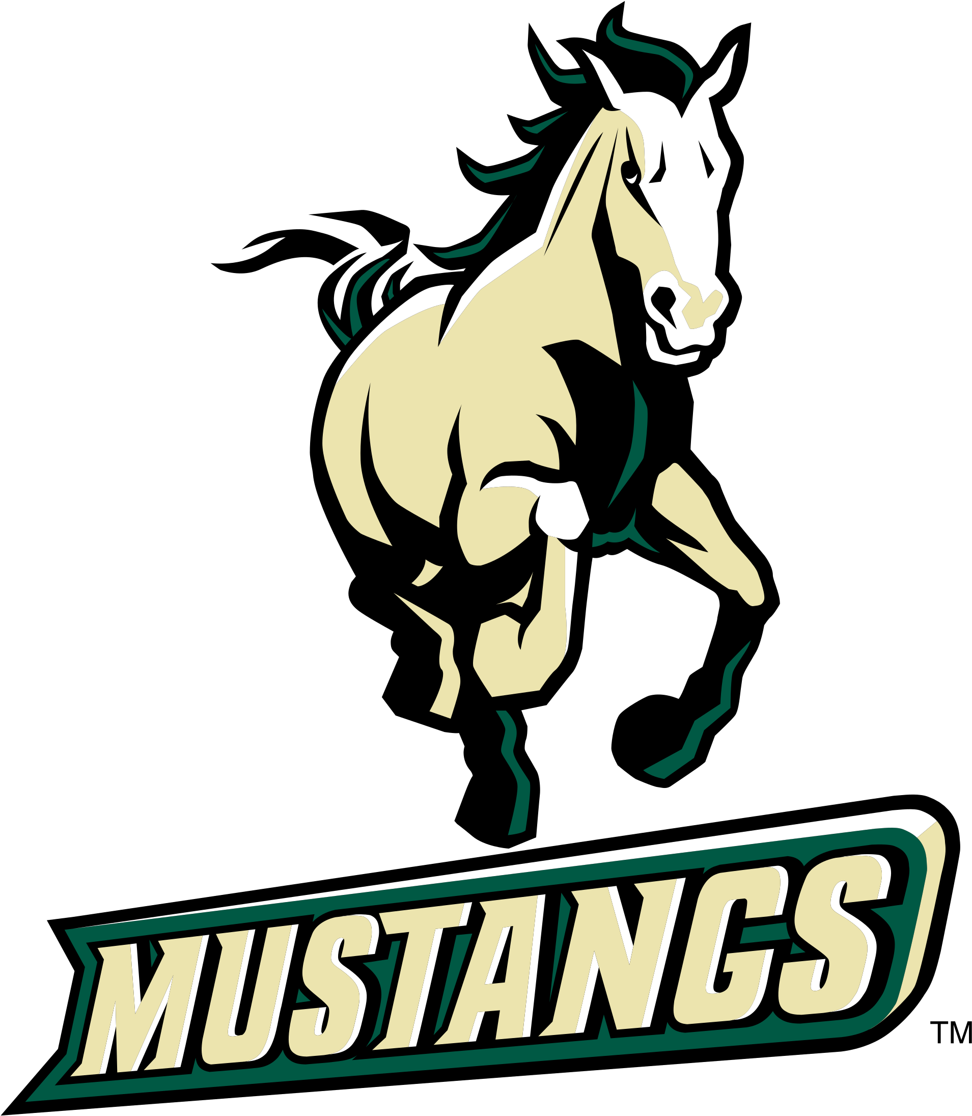 California Poly Mustangs Logo Png Transparent (2400x2400), Png Download