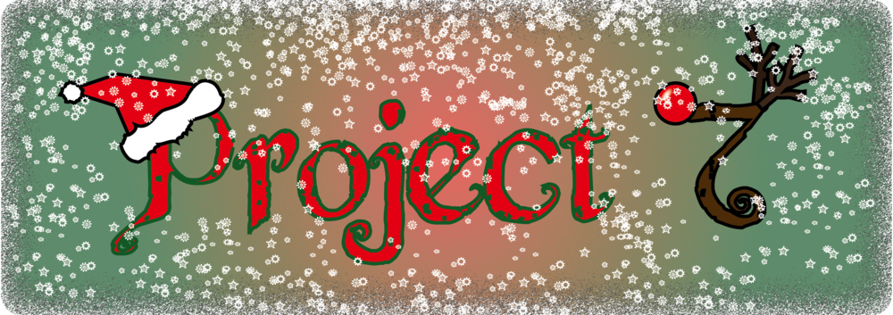 Project 7 Christmas Logo (1000x353), Png Download