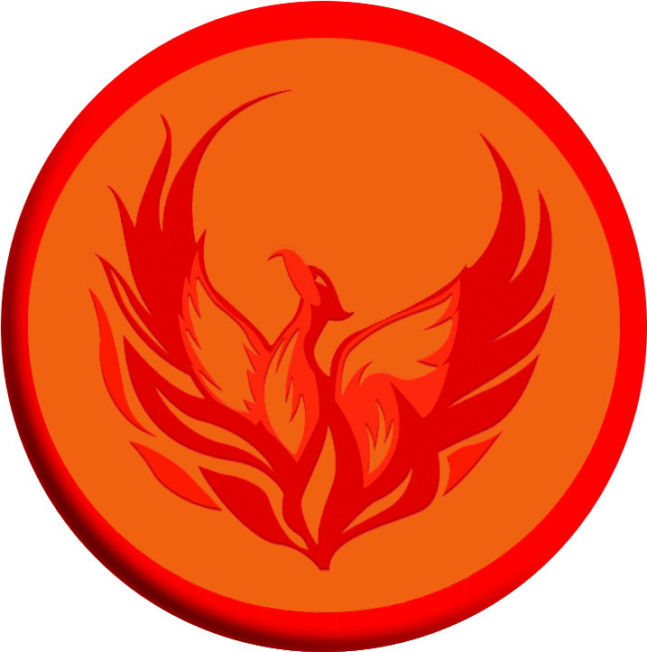 Burning Phoenix (1000x1000), Png Download