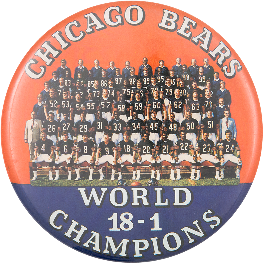 Chicago Bears World Champions (1000x956), Png Download