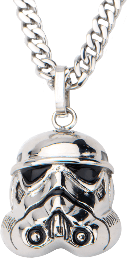 Mens Stainless Steel 3d Stormtrooper Helmet Necklace (850x850), Png Download