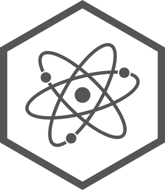 Atom (555x640), Png Download