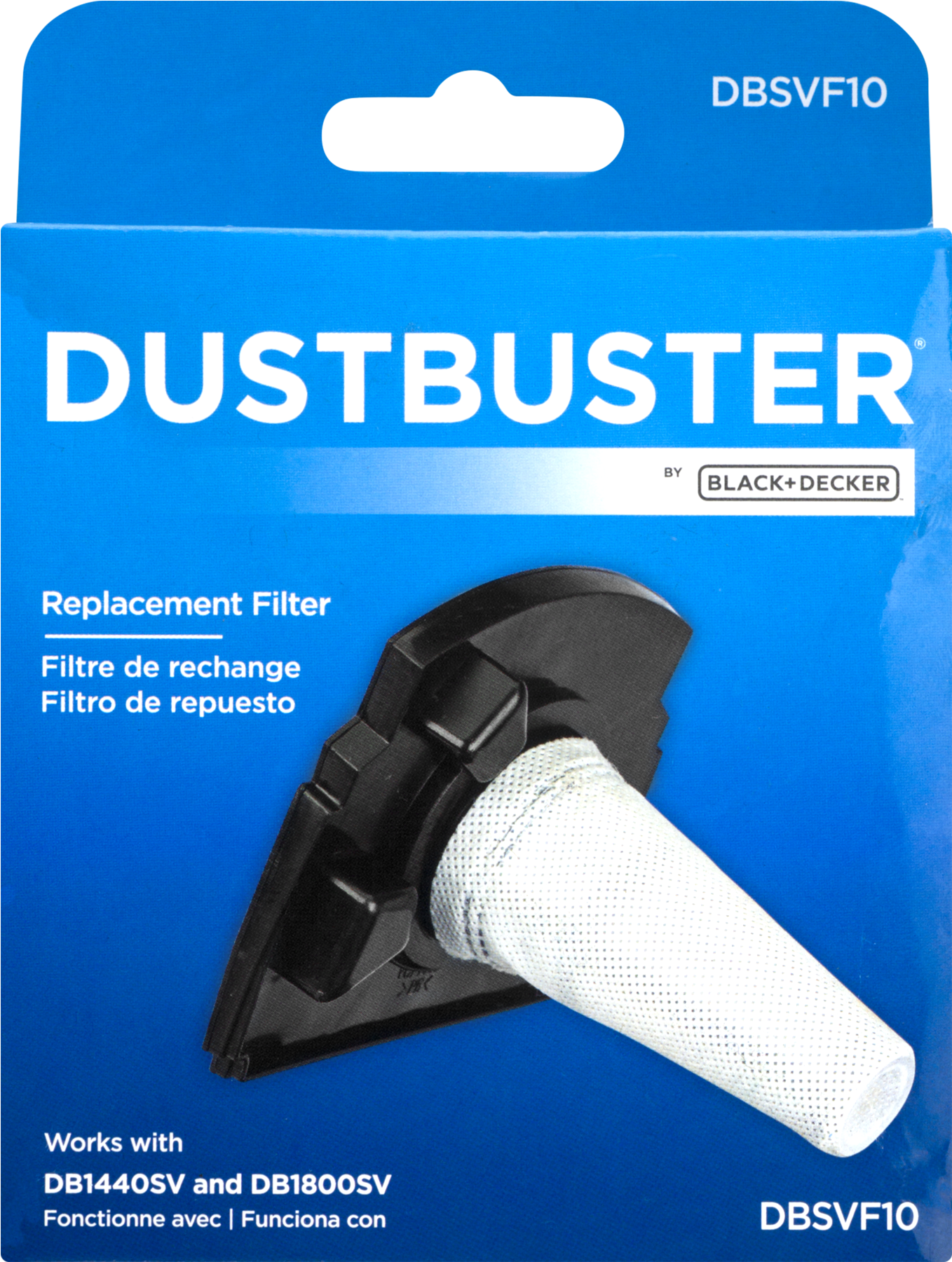 Black Decker Dustbuster Stick-vac Replacement Filter, (1800x1800), Png Download