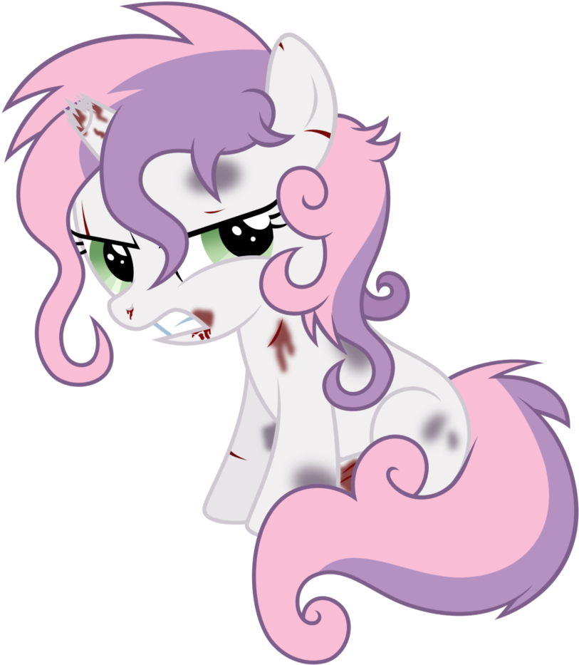 Sweetie Injured (825x969), Png Download