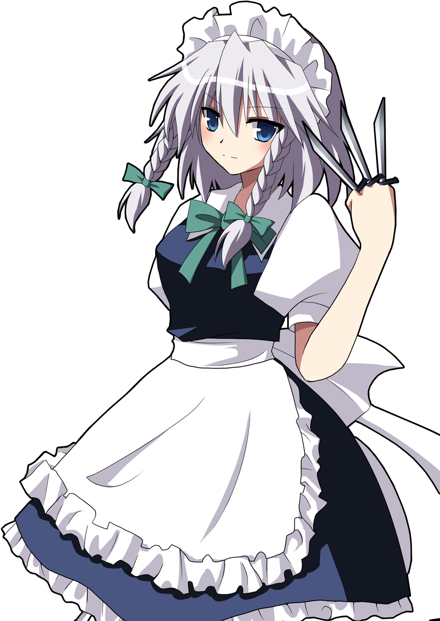 Sakuya Izayoi Render (960x1280), Png Download