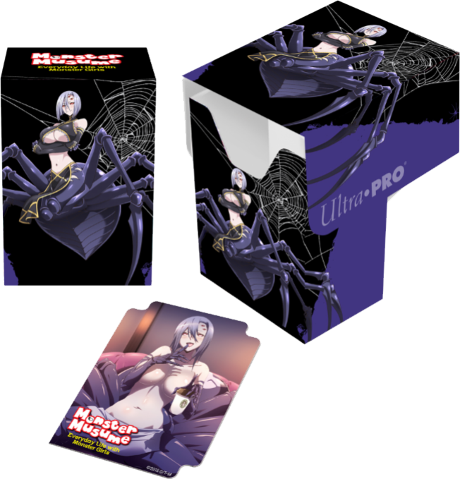 Ultra Pro Deck Box-monster Musume Rachnera (652x679), Png Download