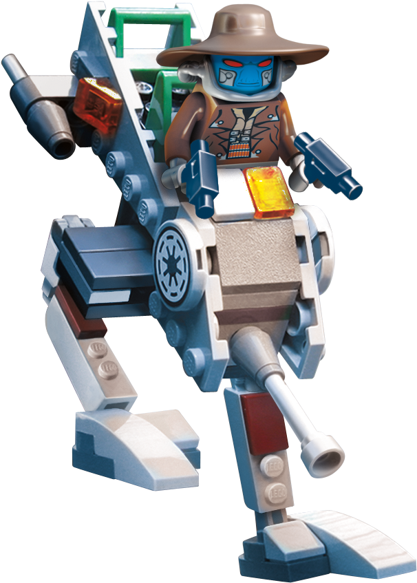 Cad Bane In Lego Star Wars Star Wars The Clone Wars (636x866), Png Download