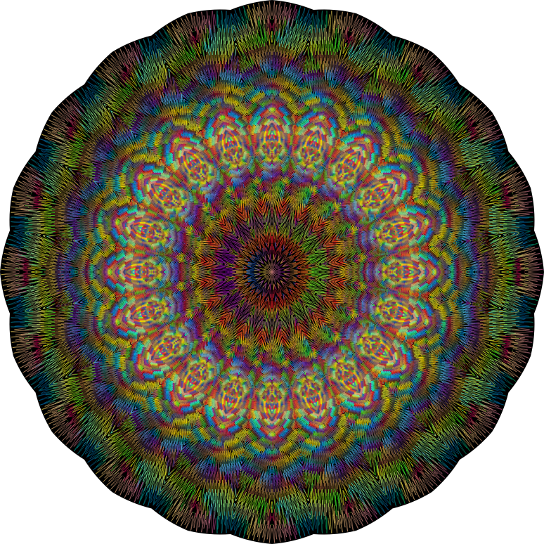 Merry Christmas Mandala (774x774), Png Download