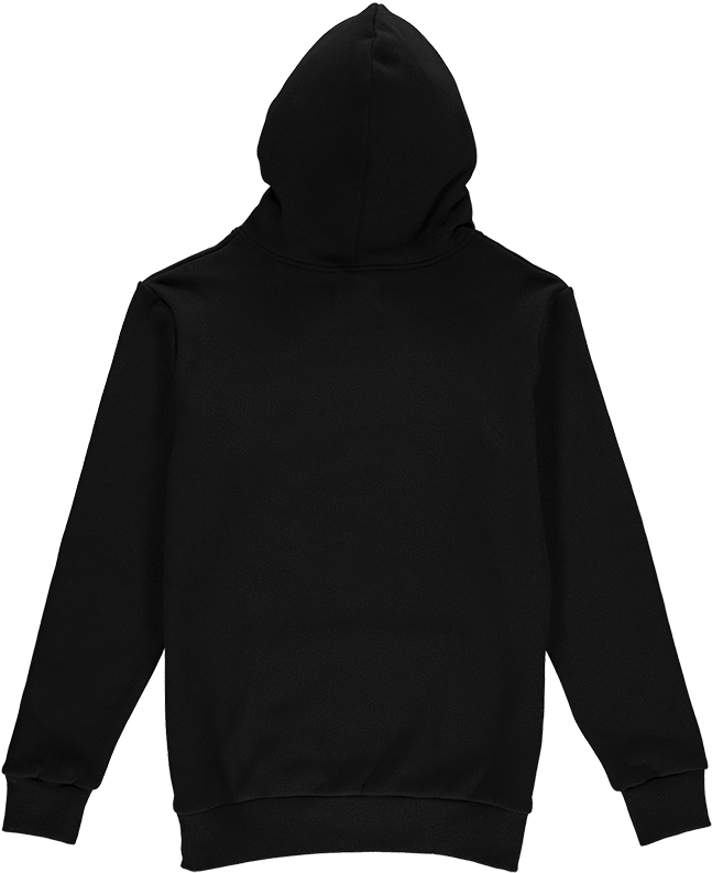 Minimal Hoodie - Black (800x800), Png Download