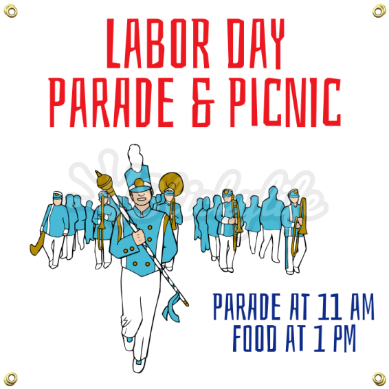 Labor Day Vinyl Banner (940x587), Png Download