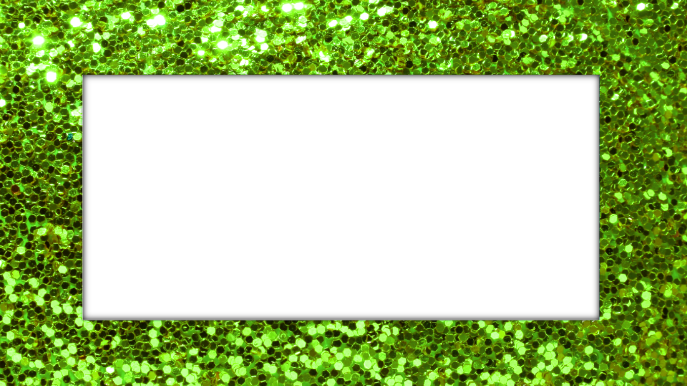 Glitter Frame Png (1356x762), Png Download