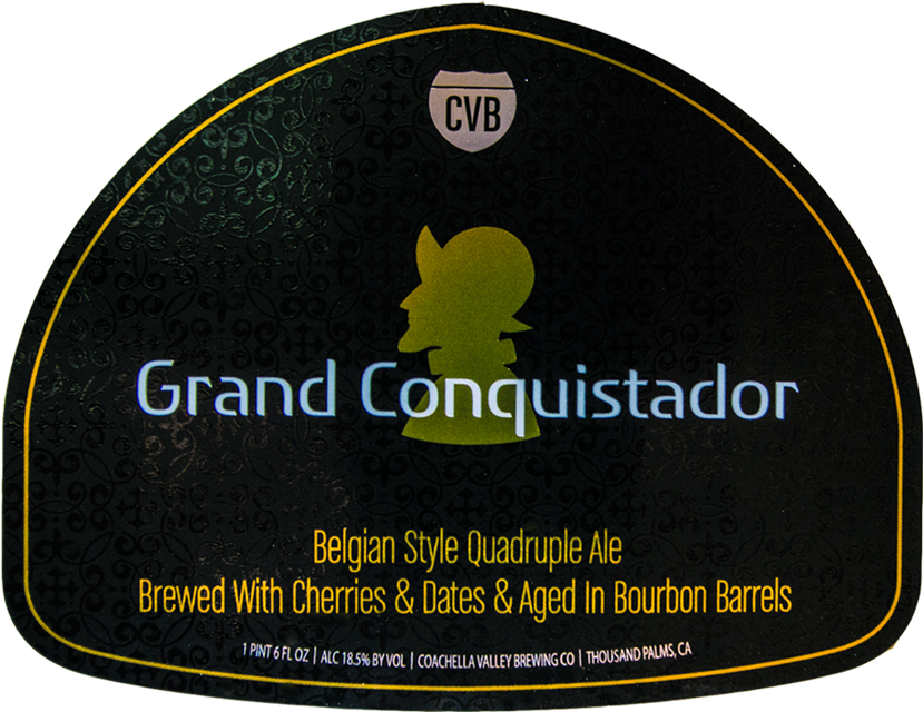 22oz Grand Conquistador Belgian Quadruple (921x880), Png Download