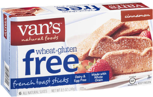 Van's Natural Foods Wheat & Gluten Free French Toast (600x600), Png Download