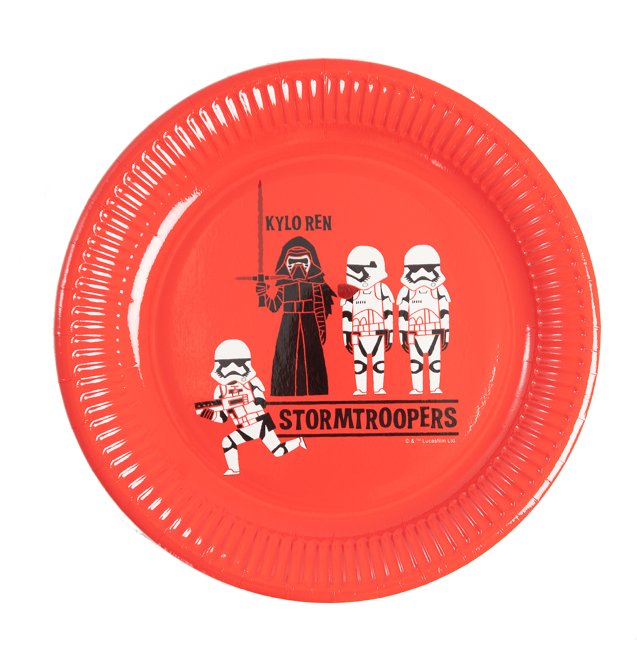 Star Wars Paper Cut Paper Plates (1400x1400), Png Download