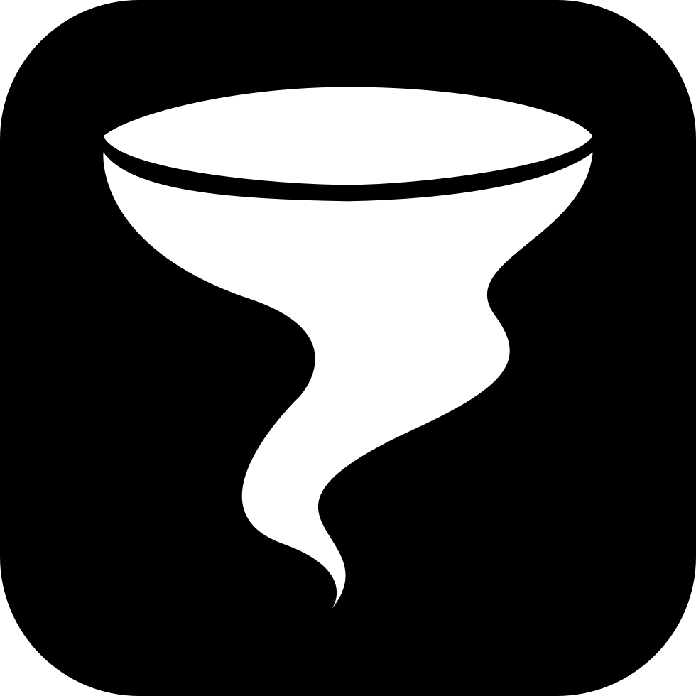 Filter White Shape Inside A Black Rounded Square Comments (980x980), Png Download