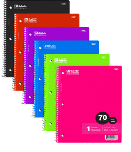 Spiral Notebook Png (700x700), Png Download