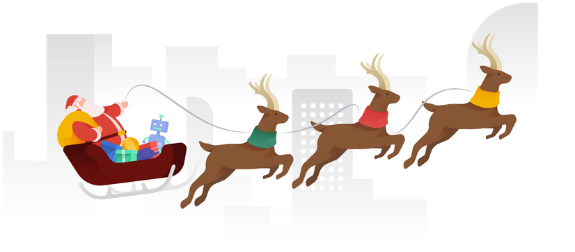 Premium Reindeer Illustration Download In Png & Vector (1013x450), Png Download
