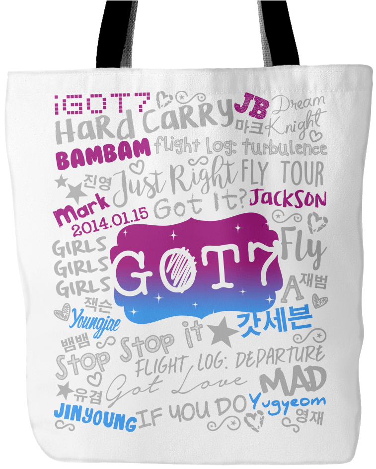 Got7 "collage' 2016 Tote Bags (1024x1024), Png Download