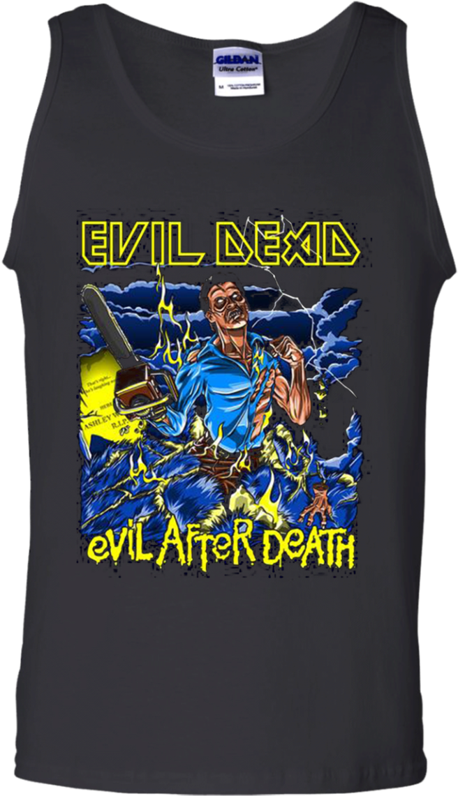 Evil Dead Evil After Death Tank Top (1155x1155), Png Download