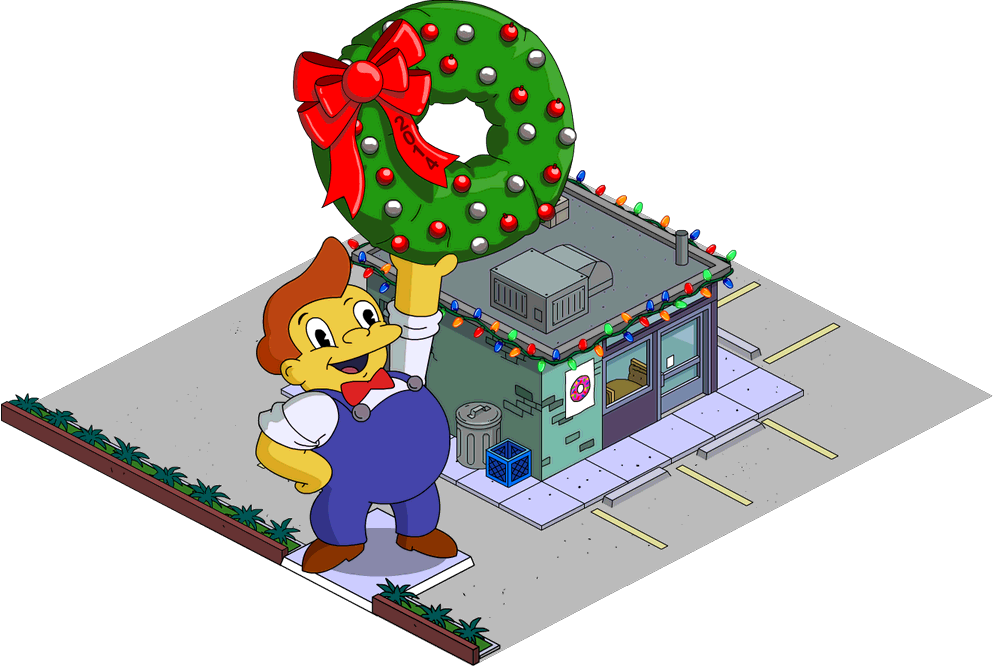 Christmas Lard Lad Donuts, Tapped Out Decorated Lard (994x668), Png Download