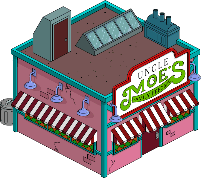 Uncle Moe's Family Feedbag (672x596), Png Download