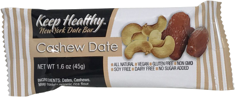 Keep Healthy Cashew Date Bar (510x510), Png Download