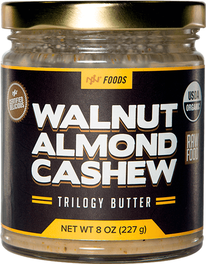 Walnut Almond Cashew Trilogy Butter - Onnit Walnut Almond Cashew Trilogy Butter - 100% Raw (735x1000), Png Download