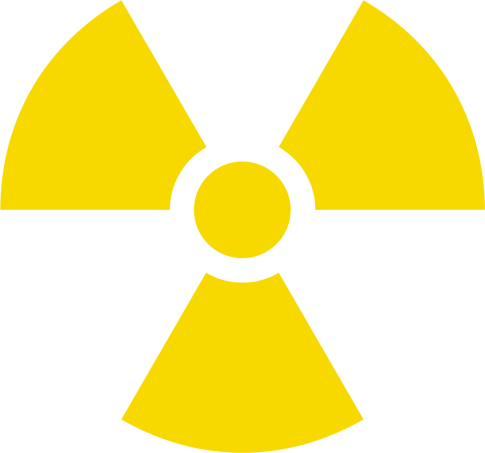 Radiation Png - Radiation Warning Sign (2000x1873), Png Download